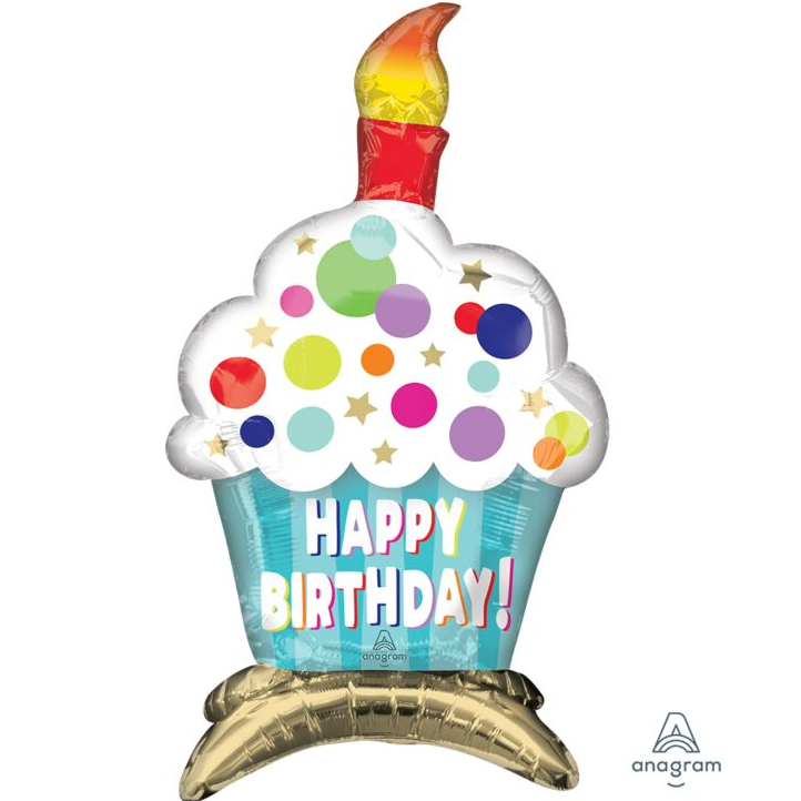 Air Filled Cupcake Mini AirLoonz, 21in