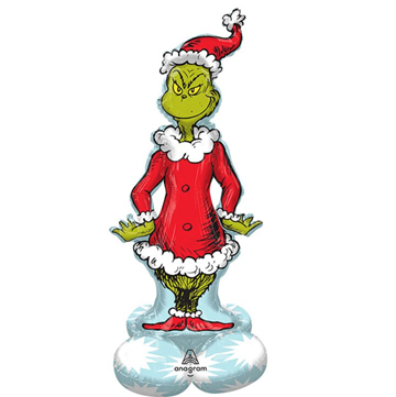 Air Filled Christmas Grinch AirLoonz, 59in