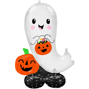 Air Filled Halloween Ghost AirLoonz, 53in