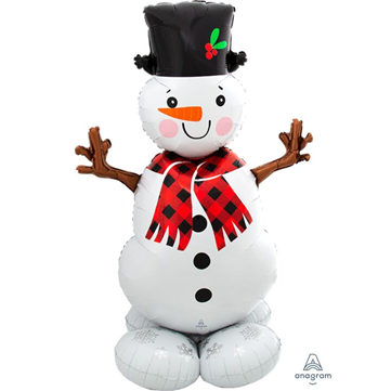 Air Filled Snowman AirLoonz, 55in