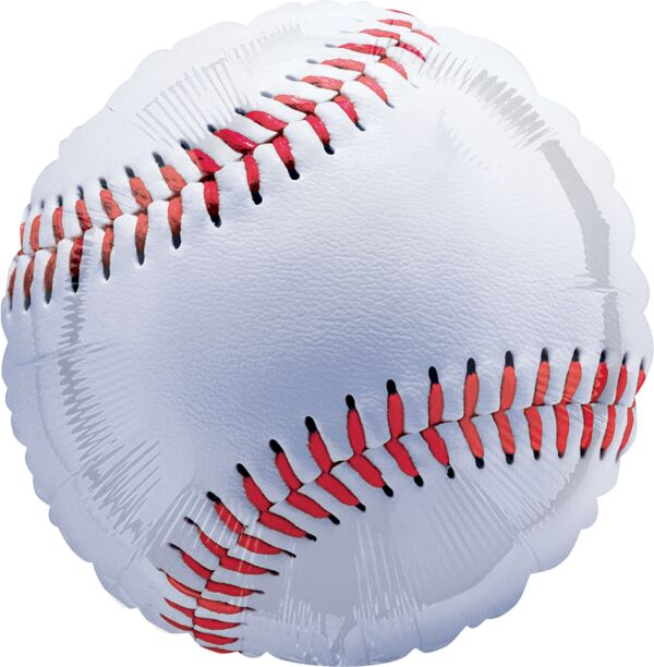 Baseball Mylar, 17in