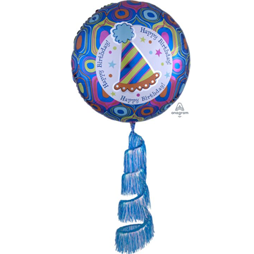 Birthday Party Mylar Airwalker, 70in