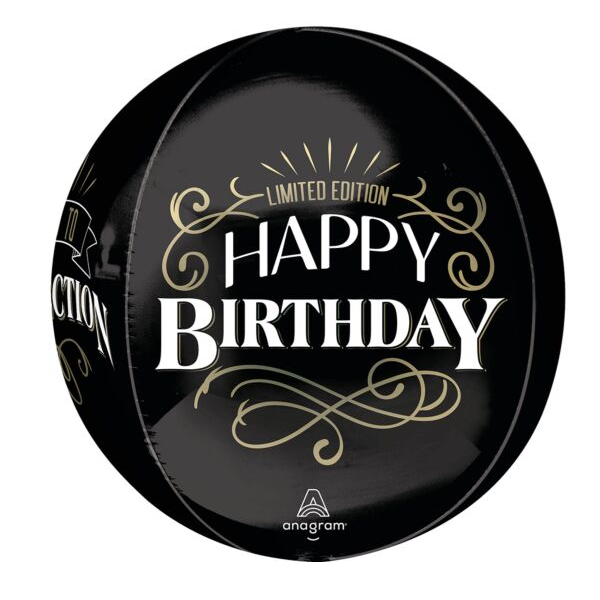 Better With Age Birthday Orbz Mylar, 16in