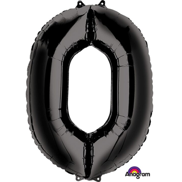 Black Number Mylar, 34in
