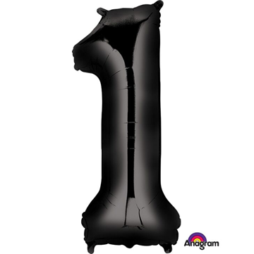 Black Number Mylar, 34in