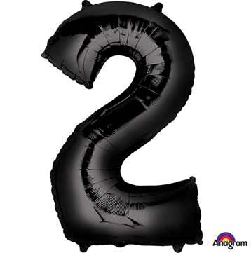 Black Number Mylar, 34in