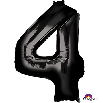Black Number Mylar, 34in