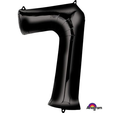 Black Number Mylar, 34in