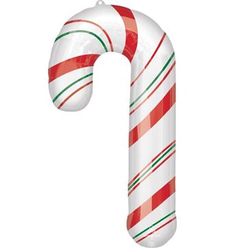 Merry Christmints Candy Cane Mylar, 37in