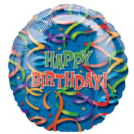 Celebration Streamer Birthday Mylar, 32in