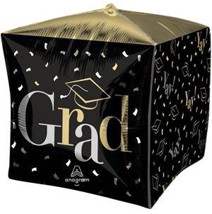 Class Dismissed Graduation Cubez Mylar, 15in