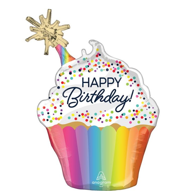 Confetti Sprinkle Birthday Mylar, 31in