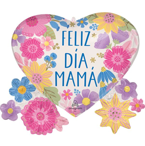 Feliz Dia Mama Botanical Mylar, 29in