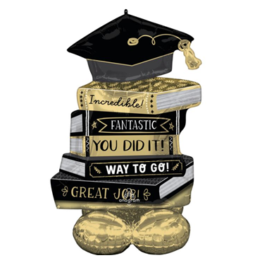 Air Filled Graduation Books AirLoonz, 45in