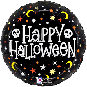Halloween Starry Night Mylar, 18in