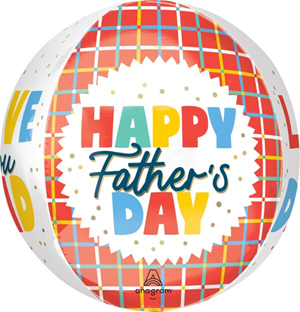 Happy Father's Day Orbz Mylar, 16in