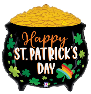 Lucky Pot of Gold Mylar, 30in