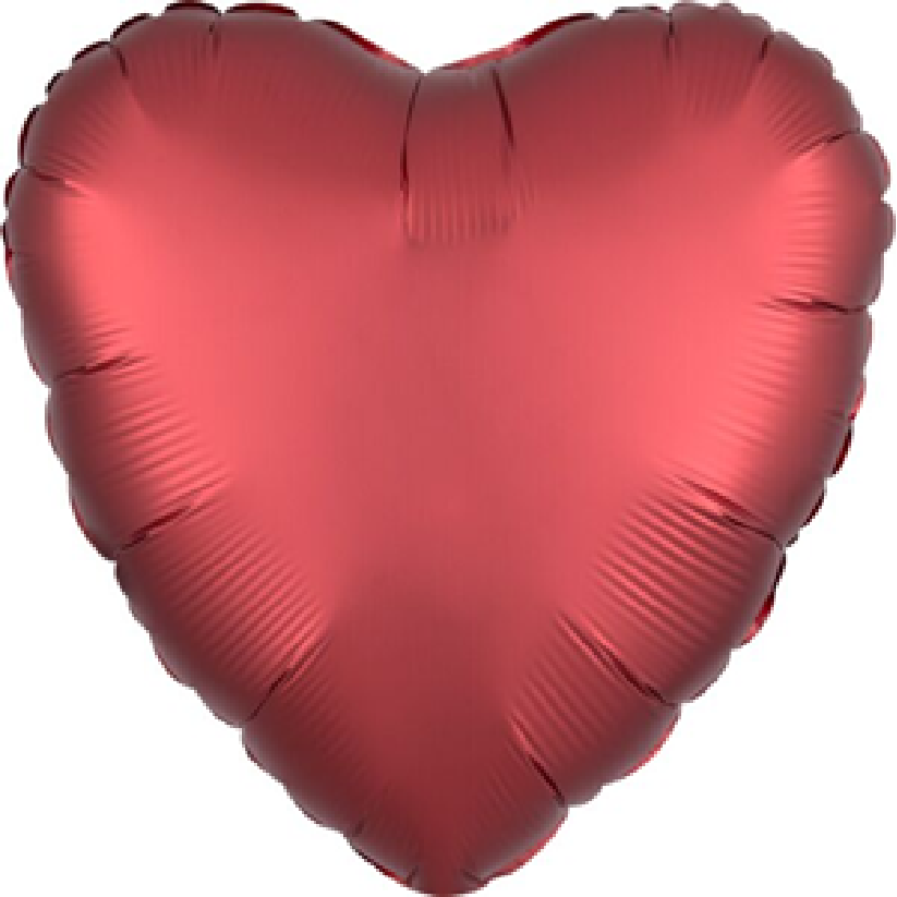 Heart Mylar, 16in