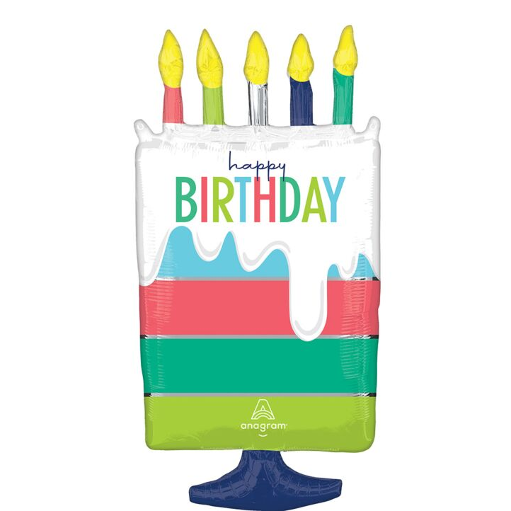 Modern Birthday Mylar, 30in