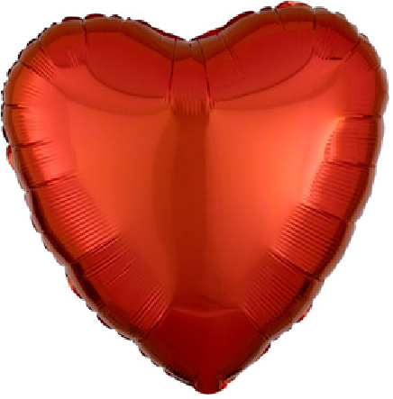 Heart Mylar, 16in
