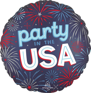 Party in the USA Mylar, 18in
