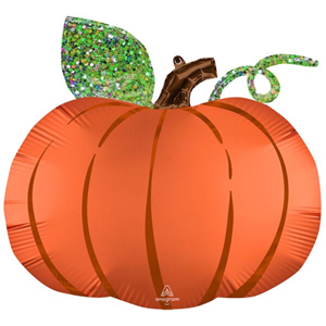 Satin Pumpkin Mylar, 25in