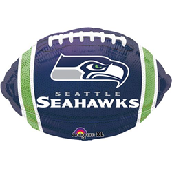 Seattle Seahawks Football Mylar, 18in
