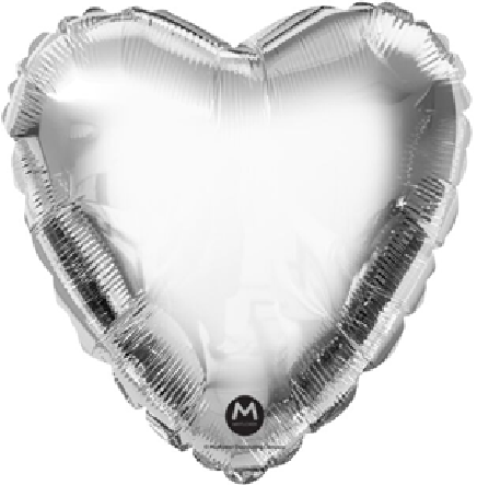 Heart Mylar, 16in
