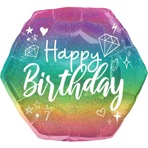 Sparkle Birthday Mylar, 23in